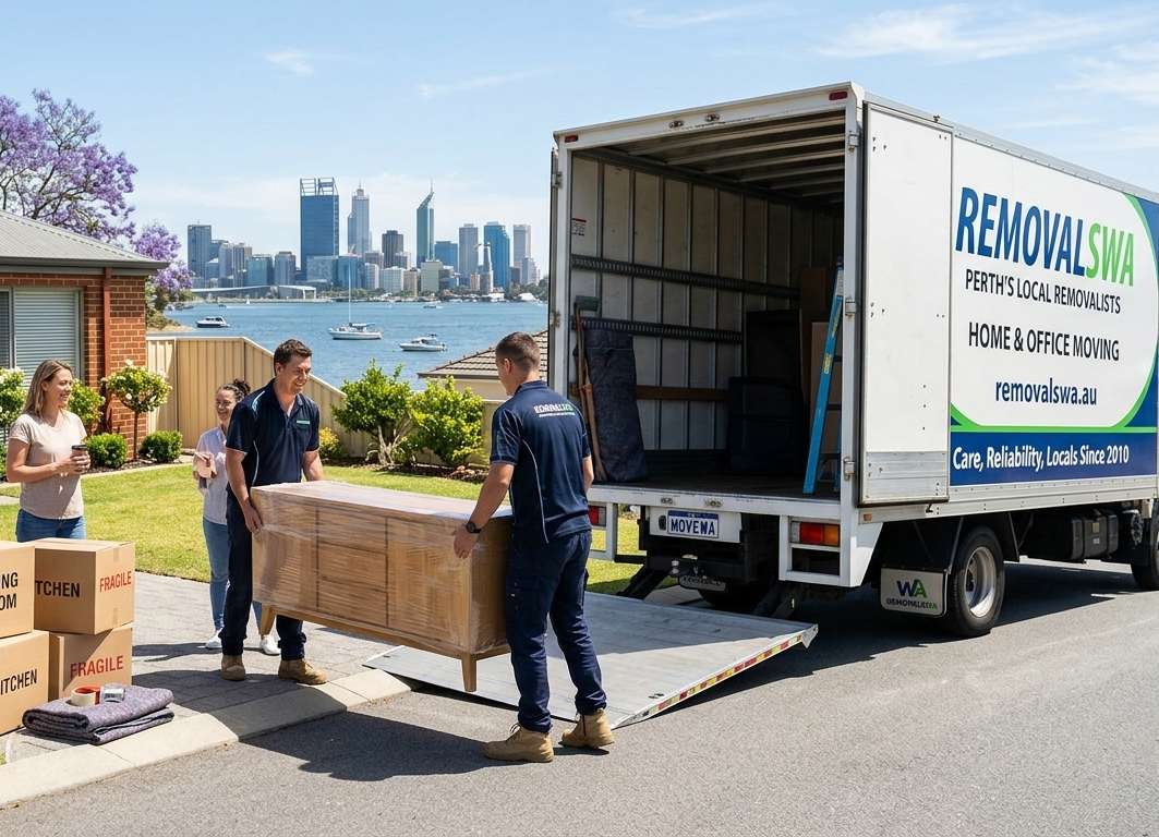 Hello Movers team ready for your Perth move